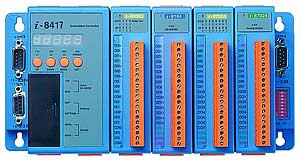 I-8417 PC     40, 512  Flash, 512 SRAM, 2xRS232, 1xRS485, 1xRS232 / 485, 7   ,  ISaGRAF, 4  